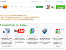 Tablet Screenshot of anunciad.com.br